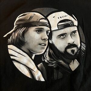 Kevin Smith Club Silent Bob Graphic TShirt Black Size 3XL